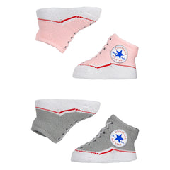 Baby Converse Chuck Taylor Newborn Knit Booties 2 Pack Pink