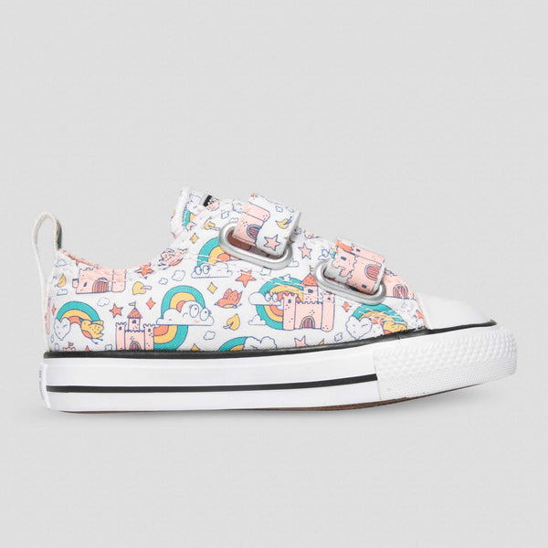 Converse Kids Chuck Taylor All Star Rainbow Castle 2V Toddler Low Top