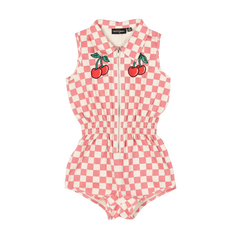 Rock Your Baby Kids’ Pink Check Romper