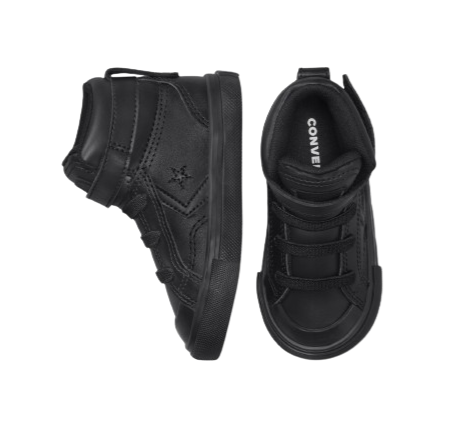 Converse high tops velcro top straps