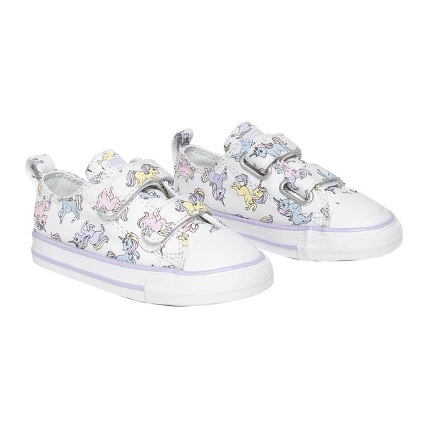 Converse Kids Chuck Taylor All Star 2V Unicorns Toddler Low Top White