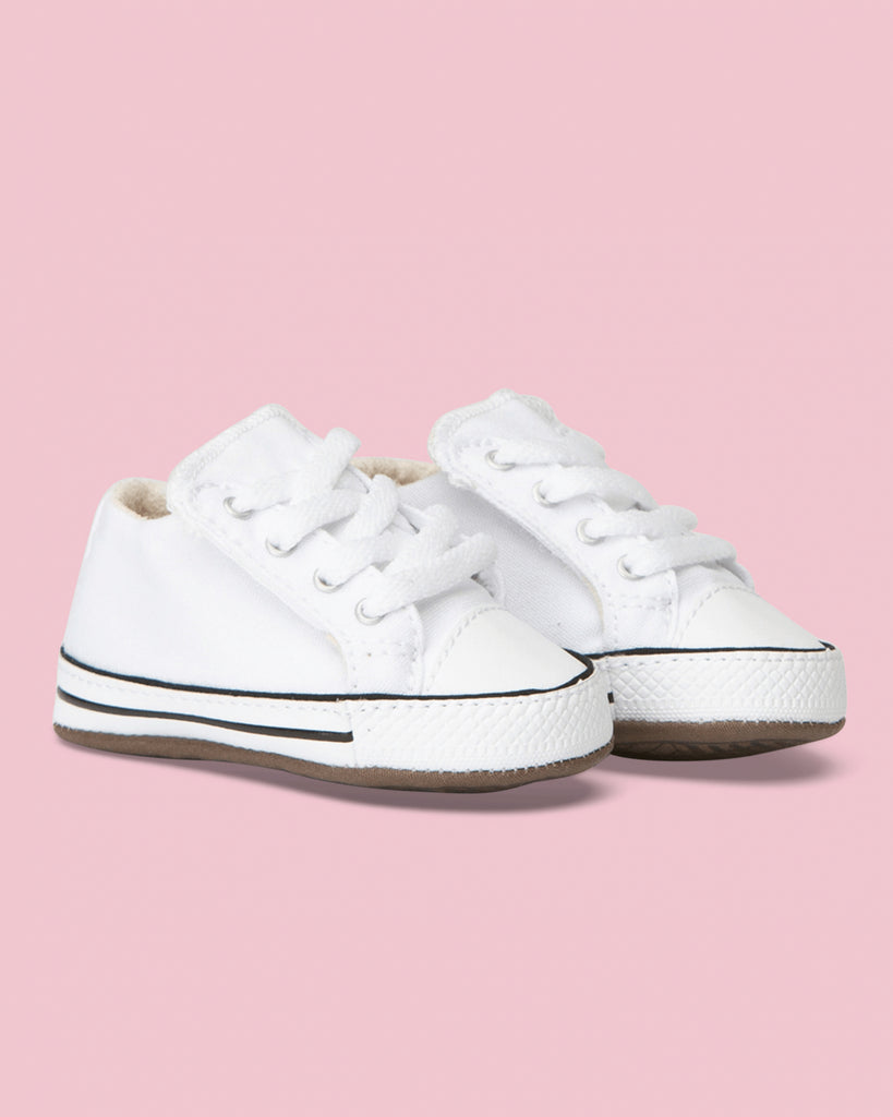 Akkumulering Salg couscous Baby Converse Chuck Taylor All Star Cribster Infant Mid Top White – Tiny  Style