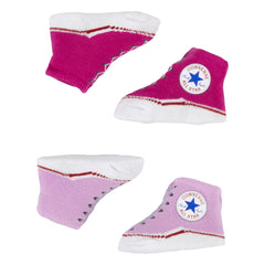 Baby Converse Chuck Taylor Newborn Knit Booties 2 Pack Prime Pink
