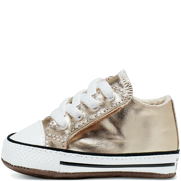 Baby Converse Chuck Taylor All Star Cribster Infant Mid Top Metallic Gold