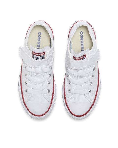 Converse Kids Chuck Taylor All Star Easy On 1V Junior Low Top White