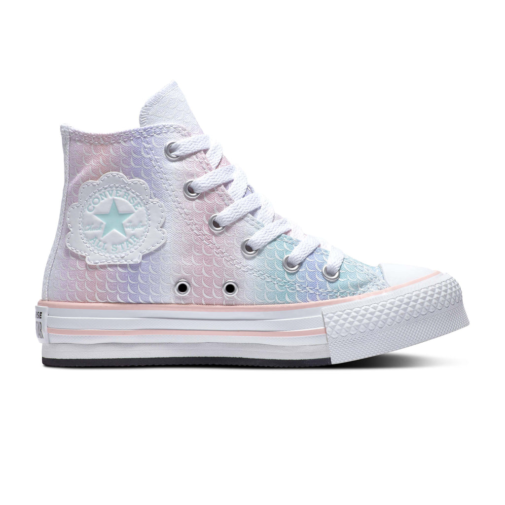 Converse Kids Chuck Taylor All Star Mermaid Scales Lift Junior High To ...