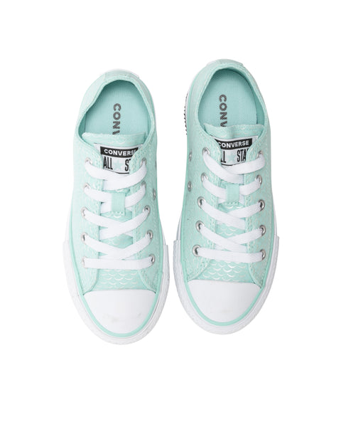Converse Kids Chuck Taylor All Star Mermaid Scales Lift Junior Low Top