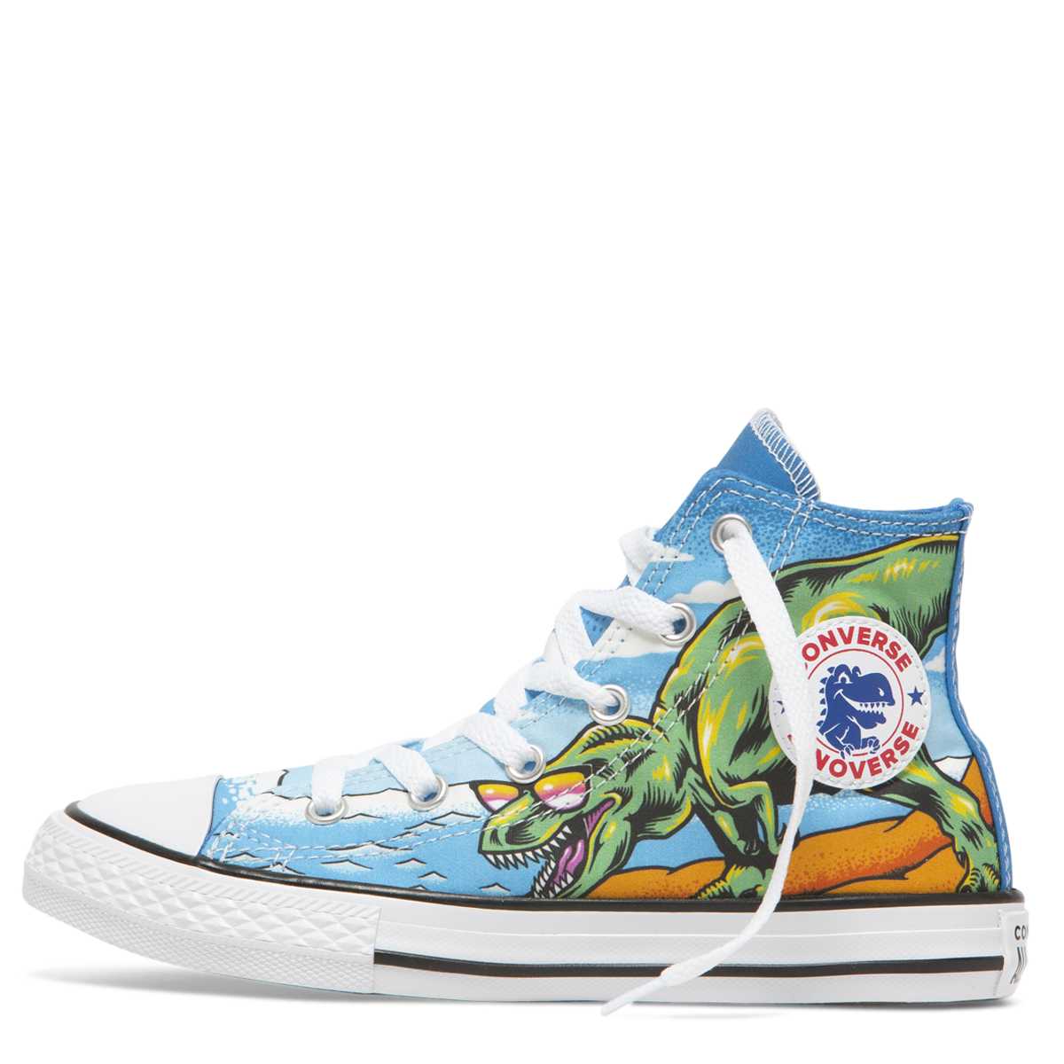 Converse Kids Chuck Taylor All Star Dino s Beach Party Junior High Top Tiny Style