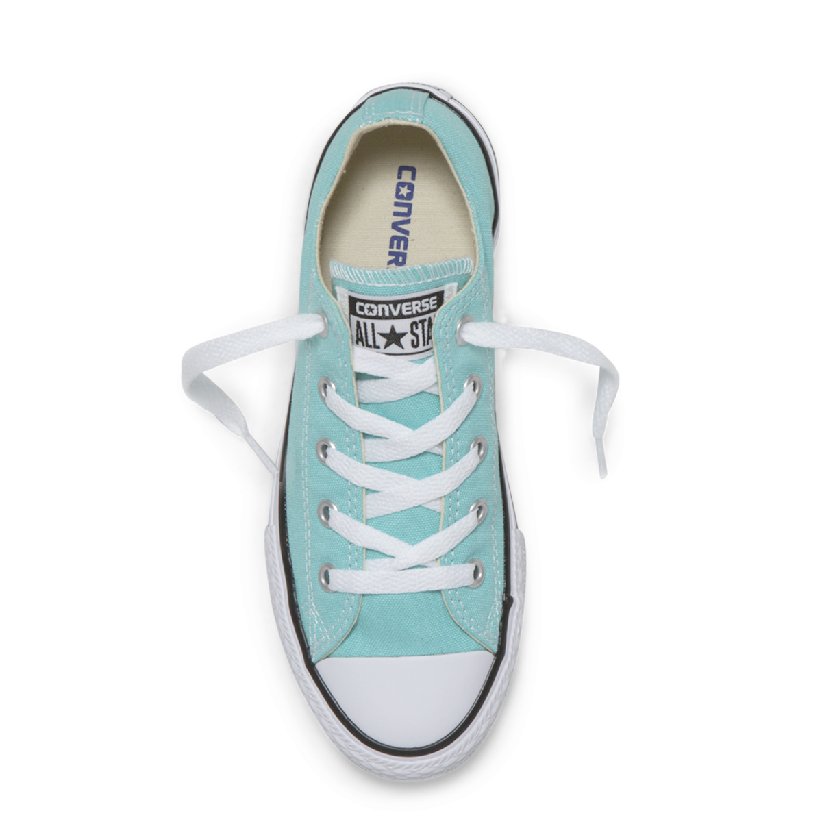 Converse Kids Chuck Taylor All Star Fresh Colour Junior Low Top Aqua Afterpay Tiny Style