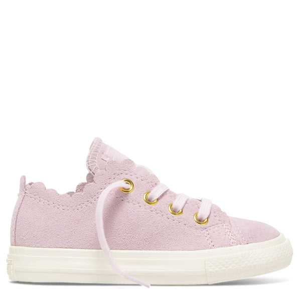 Converse Kids Chuck Taylor All Star Frilly Thrills Toddler Low Top Pink Foam