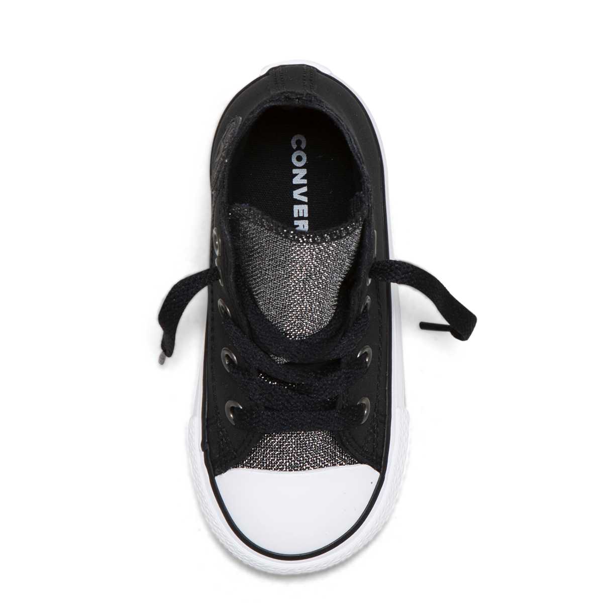 Infant black glitter converse hot sale