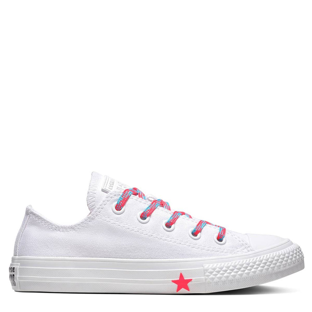 Converse Kids Chuck Taylor All Star Glow Up Junior Low Top White