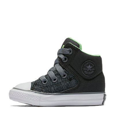 Converse Kids Chuck Taylor All Star High Street Heather Textile Toddler High Top Almost Black Afterpay Boys Shoes