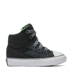 Converse Kids Chuck Taylor All Star High Street Heather Textile Toddler High Top Almost Black Afterpay