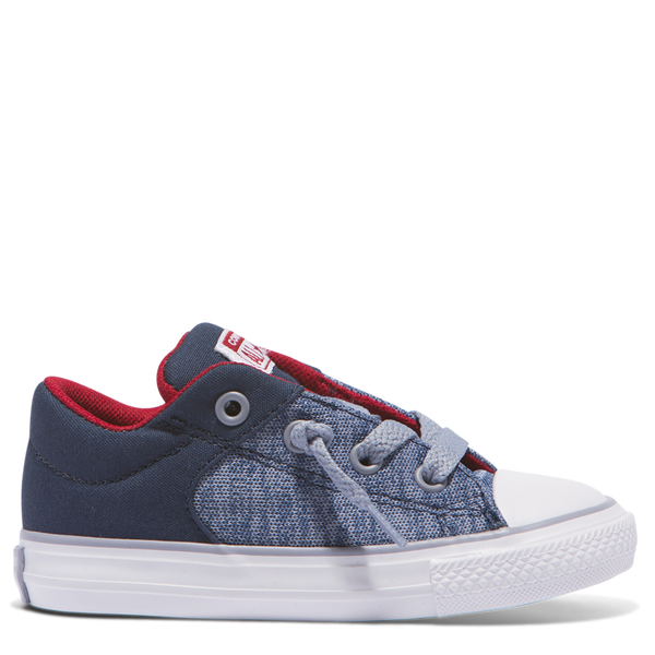 Converse Kids Chuck Taylor All Star Heather Textile Toddler Low Top Navy