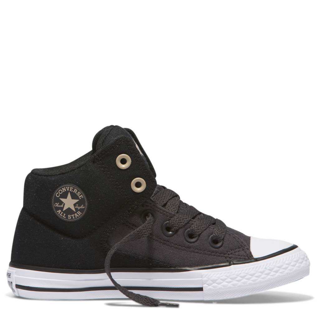 preambule hobby Gang Converse Kids Chuck Taylor All Star High Street Junior High Top Black |  Afterpay – Tiny Style