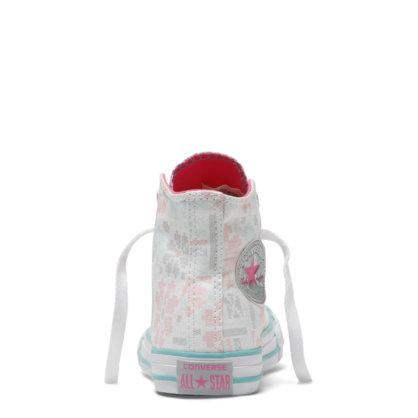 Converse Kids Chuck Taylor All Star Junior High Top White Pink Pow Afterpay Tiny Style