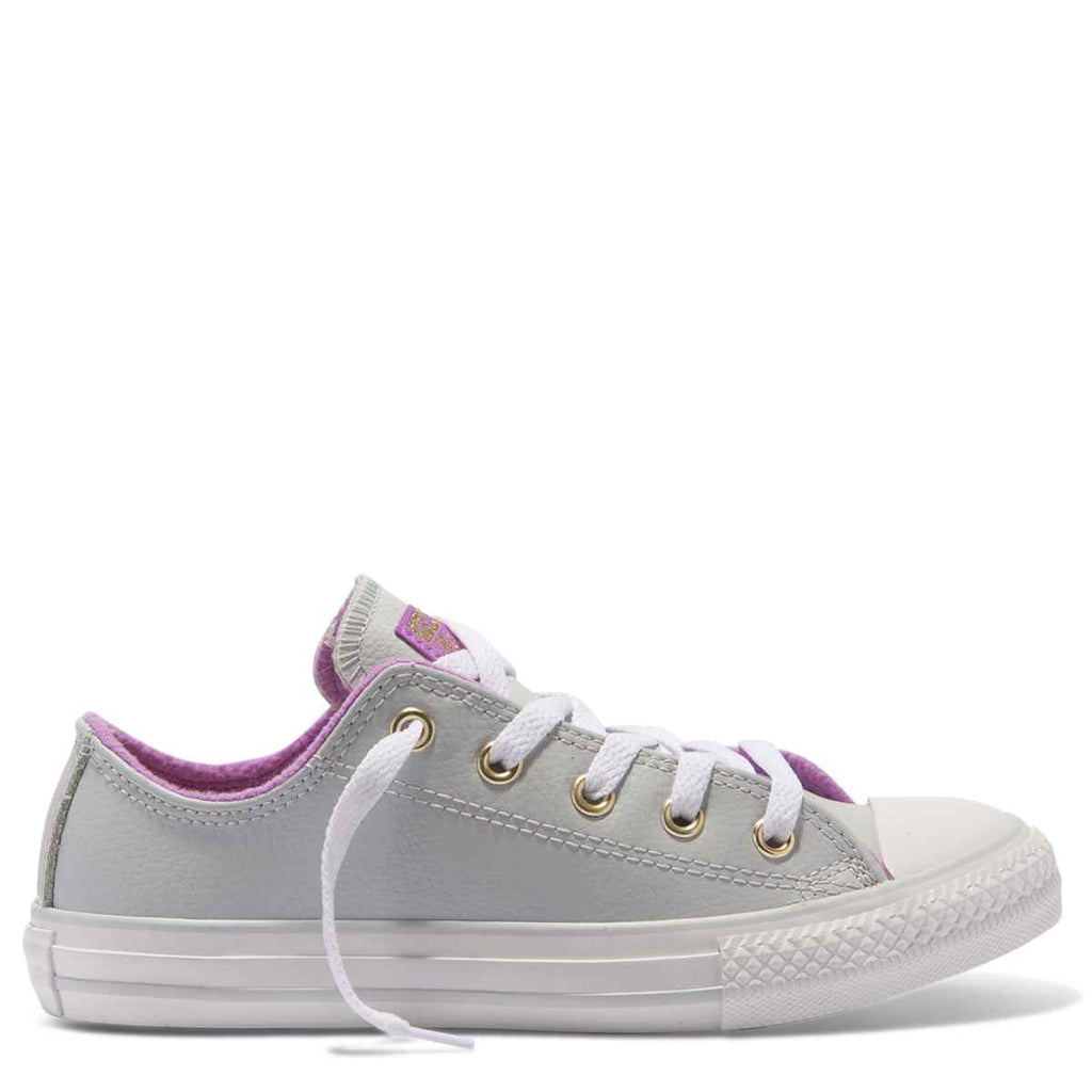 Converse Kids Chuck Taylor All Star Playground Neutrals Junior Low Top Pure Platinum Afterpay