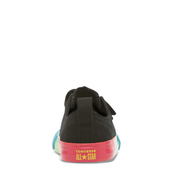 Converse Kids Chuck Taylor All Star Rainbow Ice Toddler 2V Low Top Black