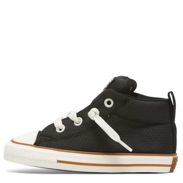 Converse Kids Chuck Taylor All Star Street Pinstripe Toddler Mid Top Black Australia