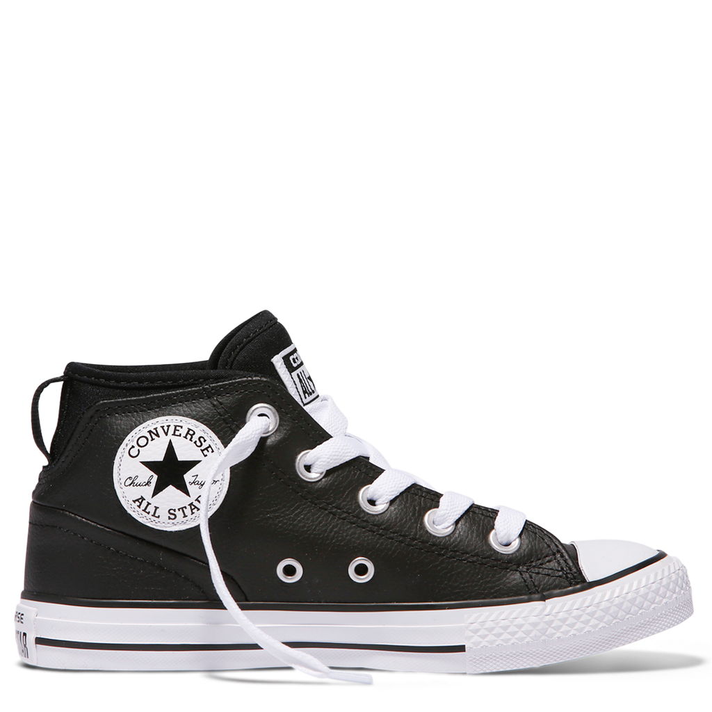 Converse Kids Chuck Taylor Syde Street Leather Youth Mid Afterpay – Tiny