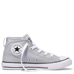 Converse Kids Chuck Taylor All Star Syde Street Leather Youth Mid Wolf Grey