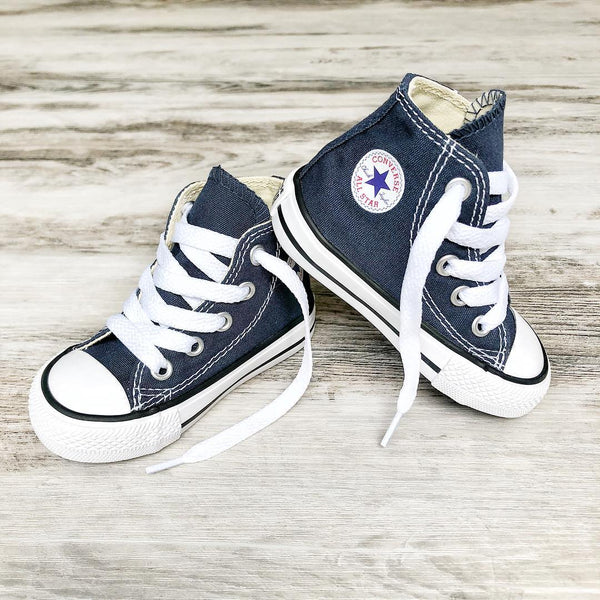 Converse Kids Chuck Taylor All Star Toddler High Top Navy Tiny Style