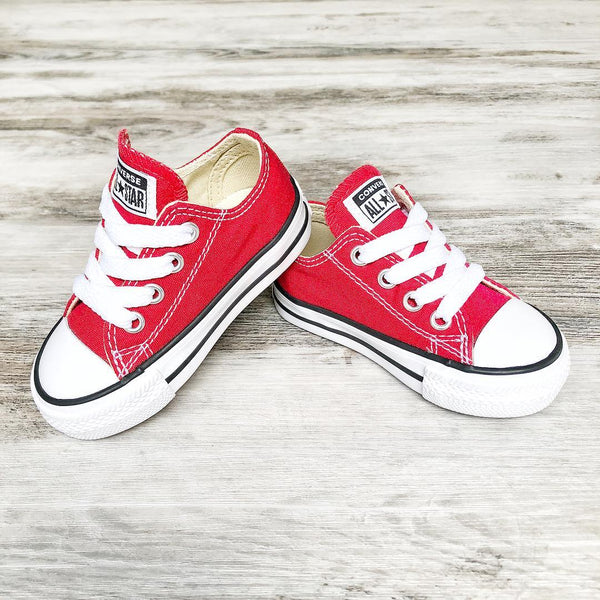 Converse Kids Chuck Taylor All Star Toddler Low Top Red