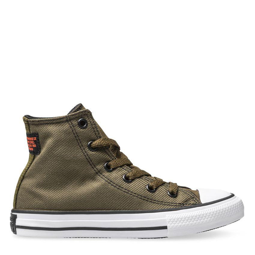 Olive chuck taylors top