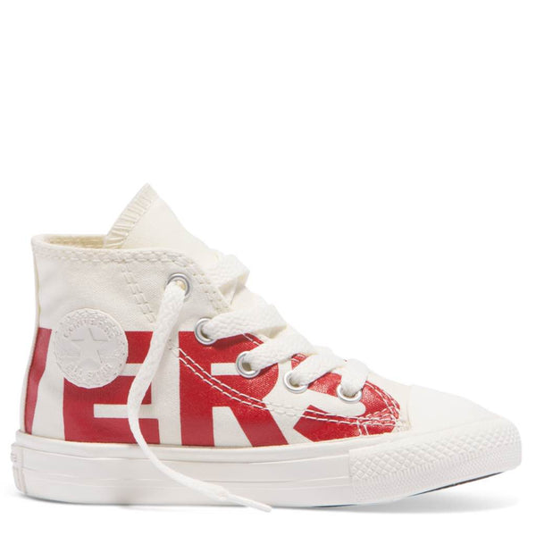 Converse Kids Chuck Taylor All Star Wordmark Toddler High Top Red Afterpay