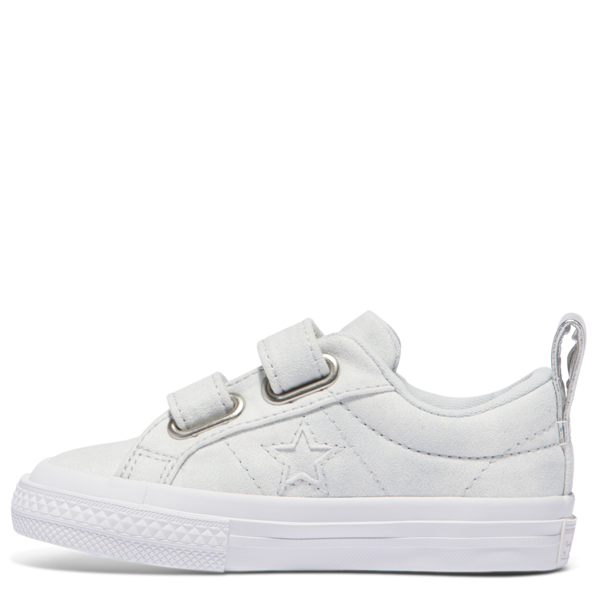 Converse Kids One Star Peached Wash Toddler 2V Low Top Pure Platinum Afterpay Tiny Style