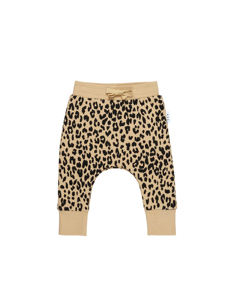Huxbaby Honeycomb Leopard Drop Crotch Pant