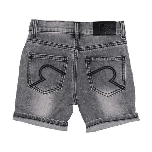 Rock Your Baby Kids’ Washed Black Joe Denim Shorts