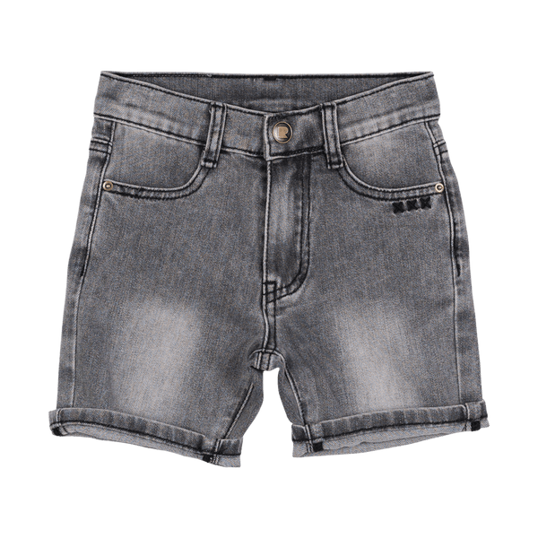 Rock Your Baby Kids’ Washed Black Joe Denim Shorts