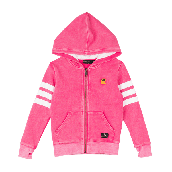 Rock Your Baby Kids’ Pink Wash Stripe Hoodie