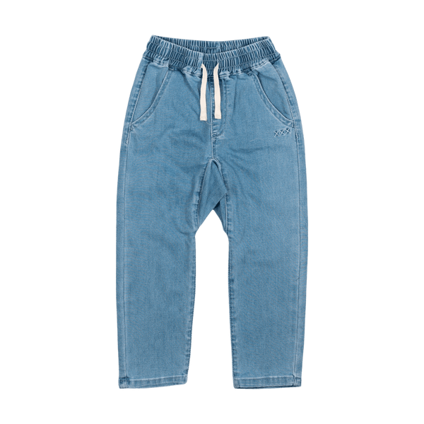 Rock Your Baby Kids’ Washed Blue Slouch Jeans – Tiny Style