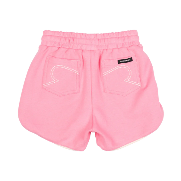 Rock Your Baby Kids’ Pink Jogger Shorts