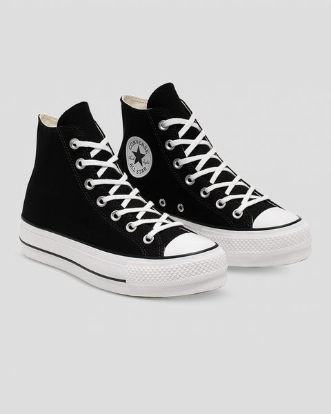 Converse Womens Chuck Taylor All Star Lift High Top Black – Tiny Style